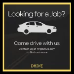 Promotional post for Drive